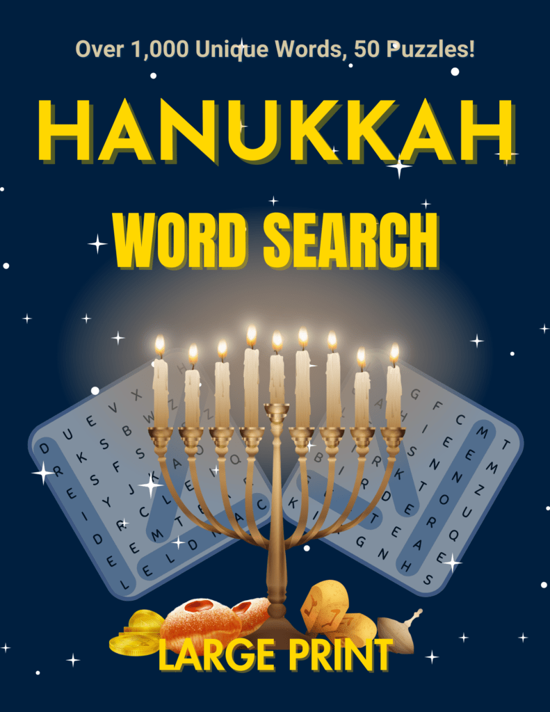Hanukkah Word Search Book